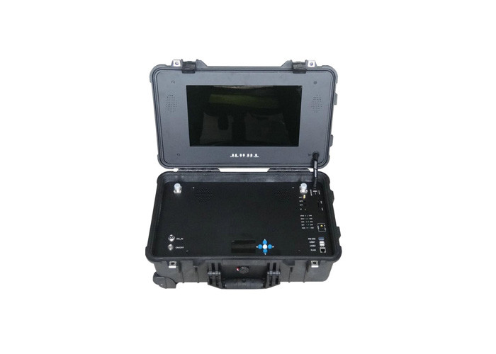 15.6 inç LCD Monitör H.264 ile Evrak Çantası Taşınabilir COFDM Video Alıcısı