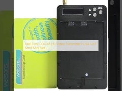 Gerçek Zamanlı COFDM HD Video Göndericisi H.264 UHF Band Mini Boyut